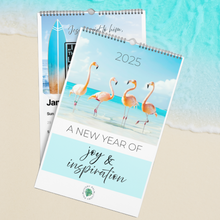 Load image into Gallery viewer, 2025 Ivory Palm Wall calendar