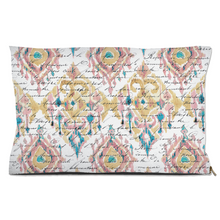 Load image into Gallery viewer, IKAT & Scroll Boho Dog Bed