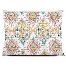 Load image into Gallery viewer, IKAT & Scroll Boho Dog Bed