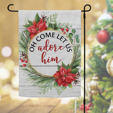 Load image into Gallery viewer, Christmas Garden flag
