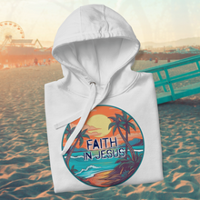 Load image into Gallery viewer, Faith in Jesus Unisex Surfer Hoodie