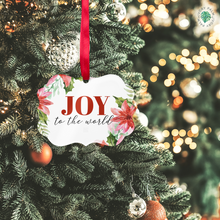 Load image into Gallery viewer, Joy to the world Acrylic ornament