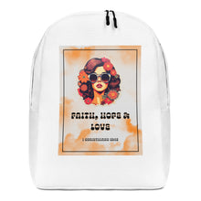 Load image into Gallery viewer, Peace, hope & Love Retro Backpack