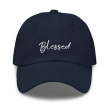 Load image into Gallery viewer, Blessed hat in Navy