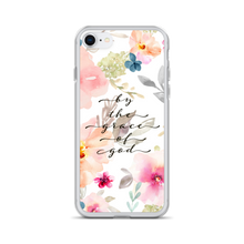 Load image into Gallery viewer, Grace of God Clear floral Case for iPhone®