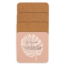 Load image into Gallery viewer, Rejoice Cork-back coaster