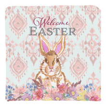 Load image into Gallery viewer, Easter Bunny Ikat Throw Pillow