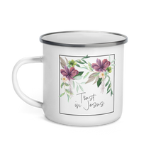 Load image into Gallery viewer, Trust in Jesus enamel mug