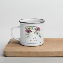 Load image into Gallery viewer, Trust in Jesus enamel mug