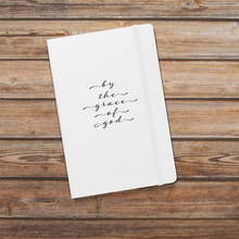 Load image into Gallery viewer, By the Grace of God Hardcover bound notebook