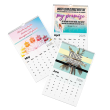 Load image into Gallery viewer, 2025 Ivory Palm Wall calendar
