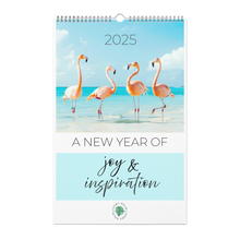 Load image into Gallery viewer, 2025 Ivory Palm Wall calendar