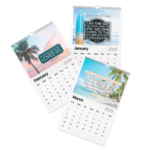 Load image into Gallery viewer, 2025 Ivory Palm Wall calendar