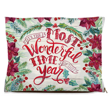 Load image into Gallery viewer, Christmas Most Wonderful Dog Bed