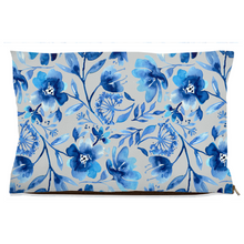 Load image into Gallery viewer, Navy Blue Floral Dog Bed