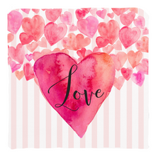 Load image into Gallery viewer, Love Pink Heart Throw Pillow