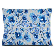 Load image into Gallery viewer, Navy Blue Floral Dog Bed