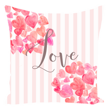 Load image into Gallery viewer, Hearts & Love Throw Pillow