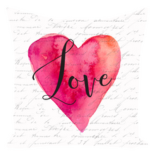 Load image into Gallery viewer, Love & Heart Throw Pillow
