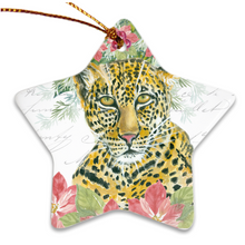 Load image into Gallery viewer, Christmas Animal print Porcelain Ornaments