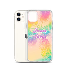 Load image into Gallery viewer, Jesus Saves Tropical iPhone Case