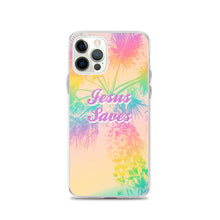 Load image into Gallery viewer, Jesus Saves Tropical iPhone Case