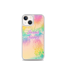 Load image into Gallery viewer, Jesus Saves Tropical iPhone Case