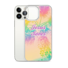 Load image into Gallery viewer, Jesus Saves Tropical iPhone Case