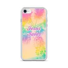 Load image into Gallery viewer, Jesus Saves Tropical iPhone Case