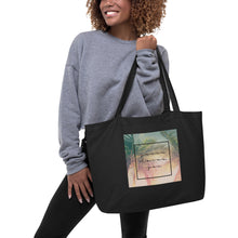 Load image into Gallery viewer, Jesus Loves You large organic tote bag