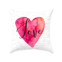 Load image into Gallery viewer, Love & Heart Throw Pillow