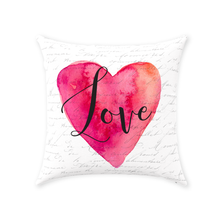 Load image into Gallery viewer, Love & Heart Throw Pillow