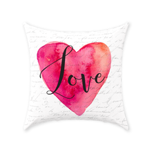 Load image into Gallery viewer, Love & Heart Throw Pillow