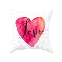 Load image into Gallery viewer, Love & Heart Throw Pillow