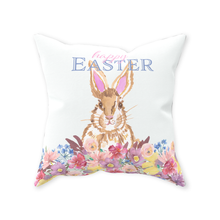 Load image into Gallery viewer, Happy Easter Bunny Throw Pillow