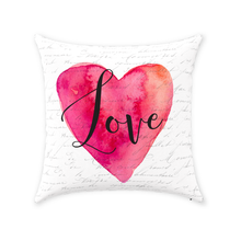 Load image into Gallery viewer, Love & Heart Throw Pillow