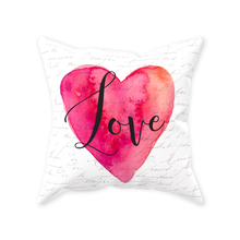 Load image into Gallery viewer, Love & Heart Throw Pillow