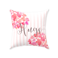 Load image into Gallery viewer, Hearts & Hugs Throw Pillow