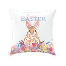 Load image into Gallery viewer, Happy Easter Bunny Throw Pillow