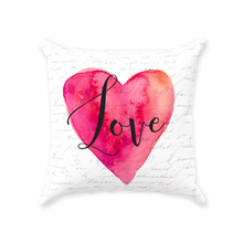 Load image into Gallery viewer, Love & Heart Throw Pillow