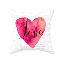 Load image into Gallery viewer, Love & Heart Throw Pillow