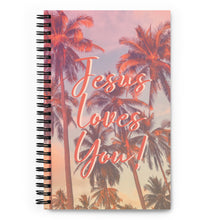 Load image into Gallery viewer, Jesus Loves You Spiral notebook