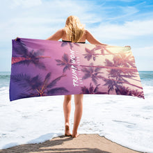 Load image into Gallery viewer, Trump won tropical beach towel