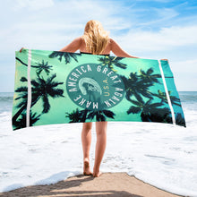 Load image into Gallery viewer, Patriotic Make America Great Again Beach Towel