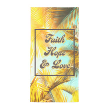 Load image into Gallery viewer, Faithy, Hope & Love Beach Towel