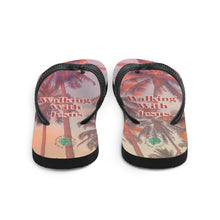 Load image into Gallery viewer, Walking with Jesus Flip-Flops