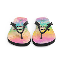 Load image into Gallery viewer, Jesus Saves Tropical Flip-Flops