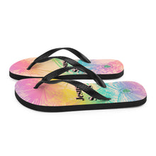 Load image into Gallery viewer, Jesus Saves Tropical Flip-Flops