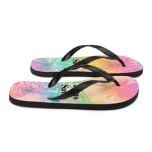 Load image into Gallery viewer, Jesus Saves Tropical Flip-Flops