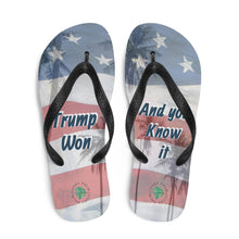 Load image into Gallery viewer, Trump Won Flip-Flops